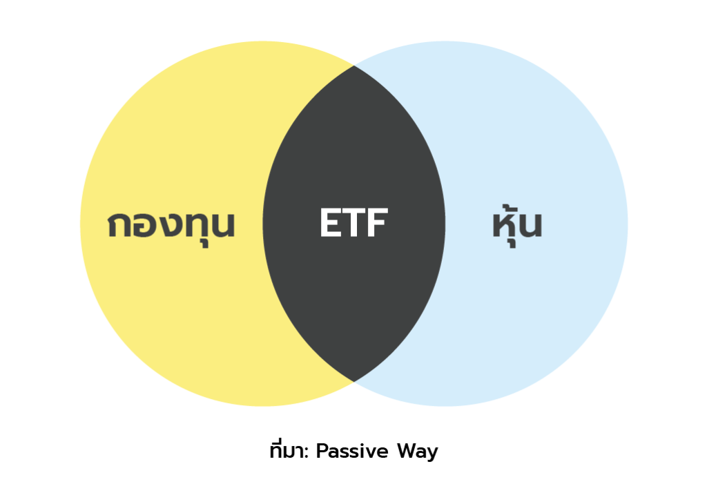 กองทุน ETF คือลูกผสมระหว่างกองทุนรวมและหุ้น กองทุน ETF คือลูกผสมระหว่างกองทุนรวมและหุ้น