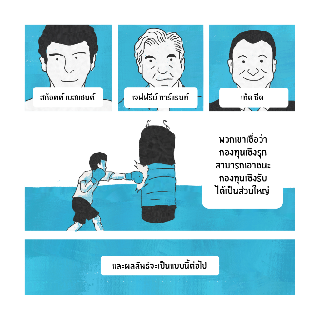 กองทุนเชิงรุก VS เชิงรับ